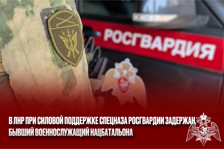 В ЛНР при силовой поддержке спецназа Росгвардии задержан бывший военнослужащий нацбатальона
