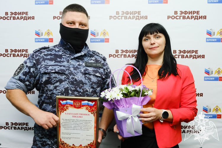 Юбилейный эфир региональной программы Росгвардии состоялся на луганском радио